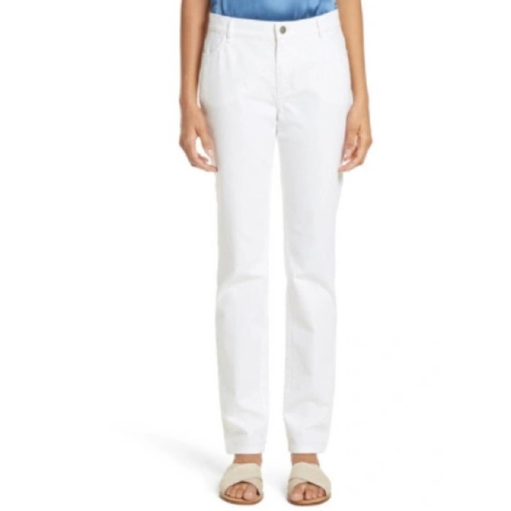 LAFAYETTE 148 NEW YORK White Curvy Fit Women's Jeans - Picture 4 of 8